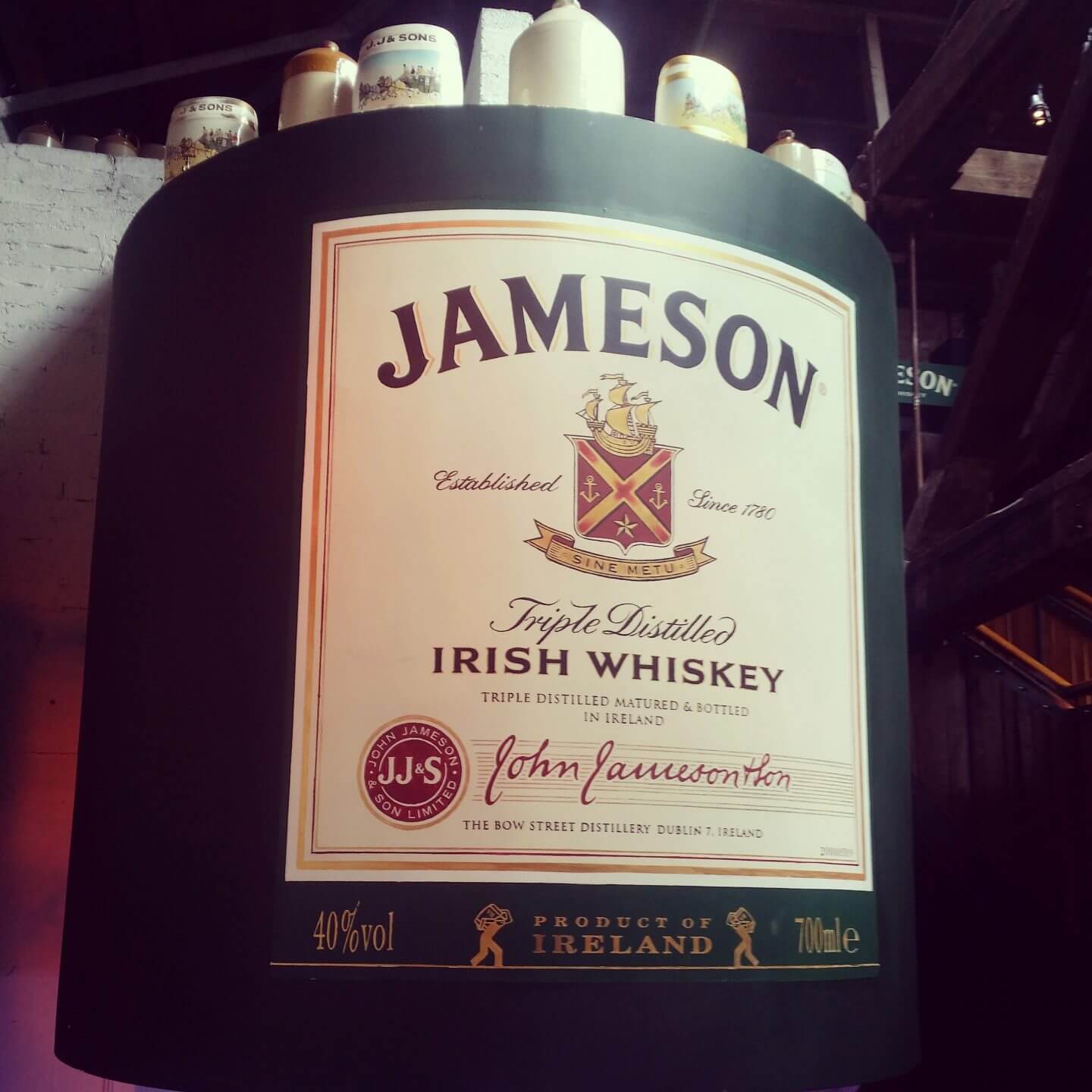 Whiskey Tasting in the Old Jameson Distillery