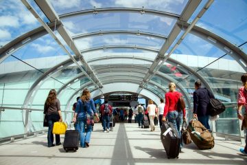 Dublin Airport tips and tricks dublin airport hacks glass tunnel terminal
