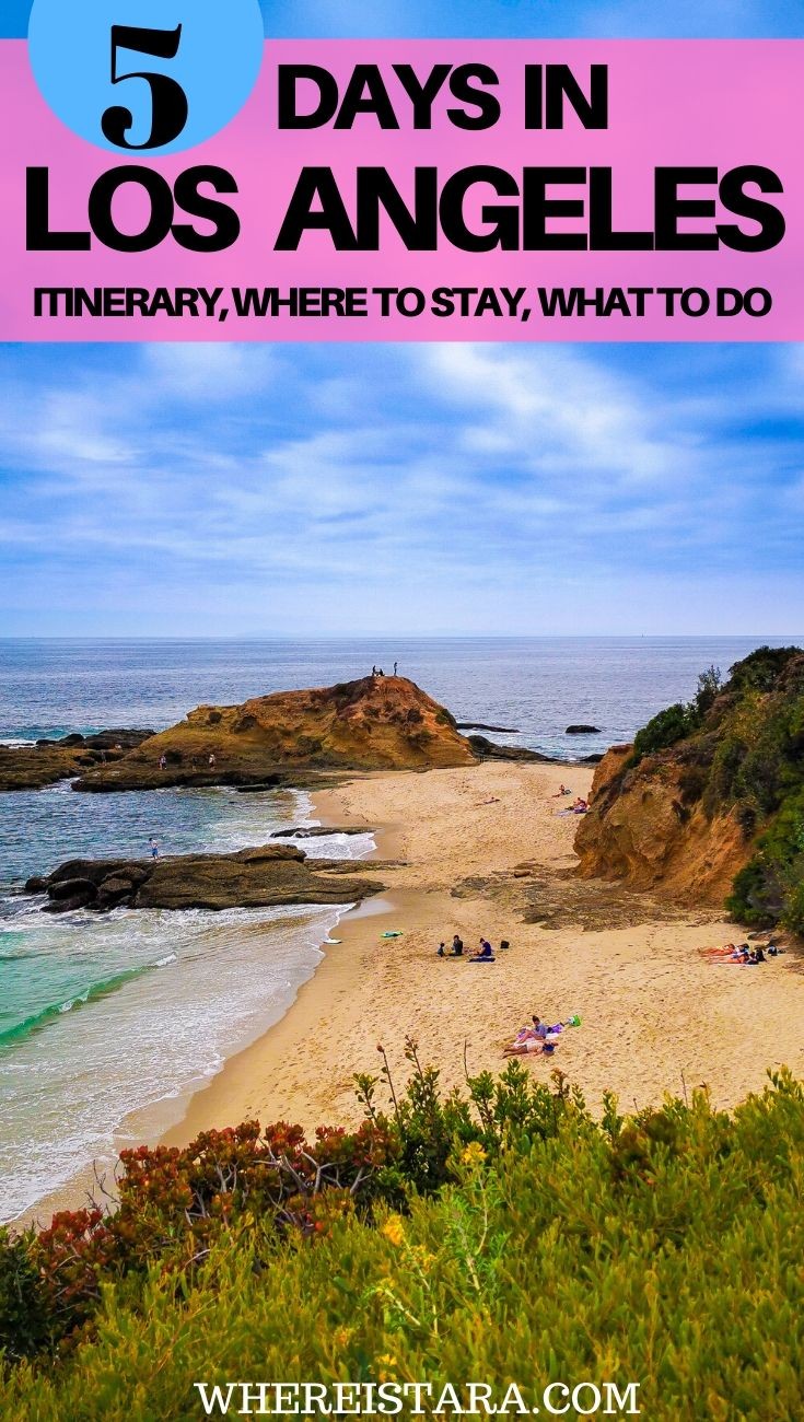 5 Days in L.A los angeles itinerary pin (1)