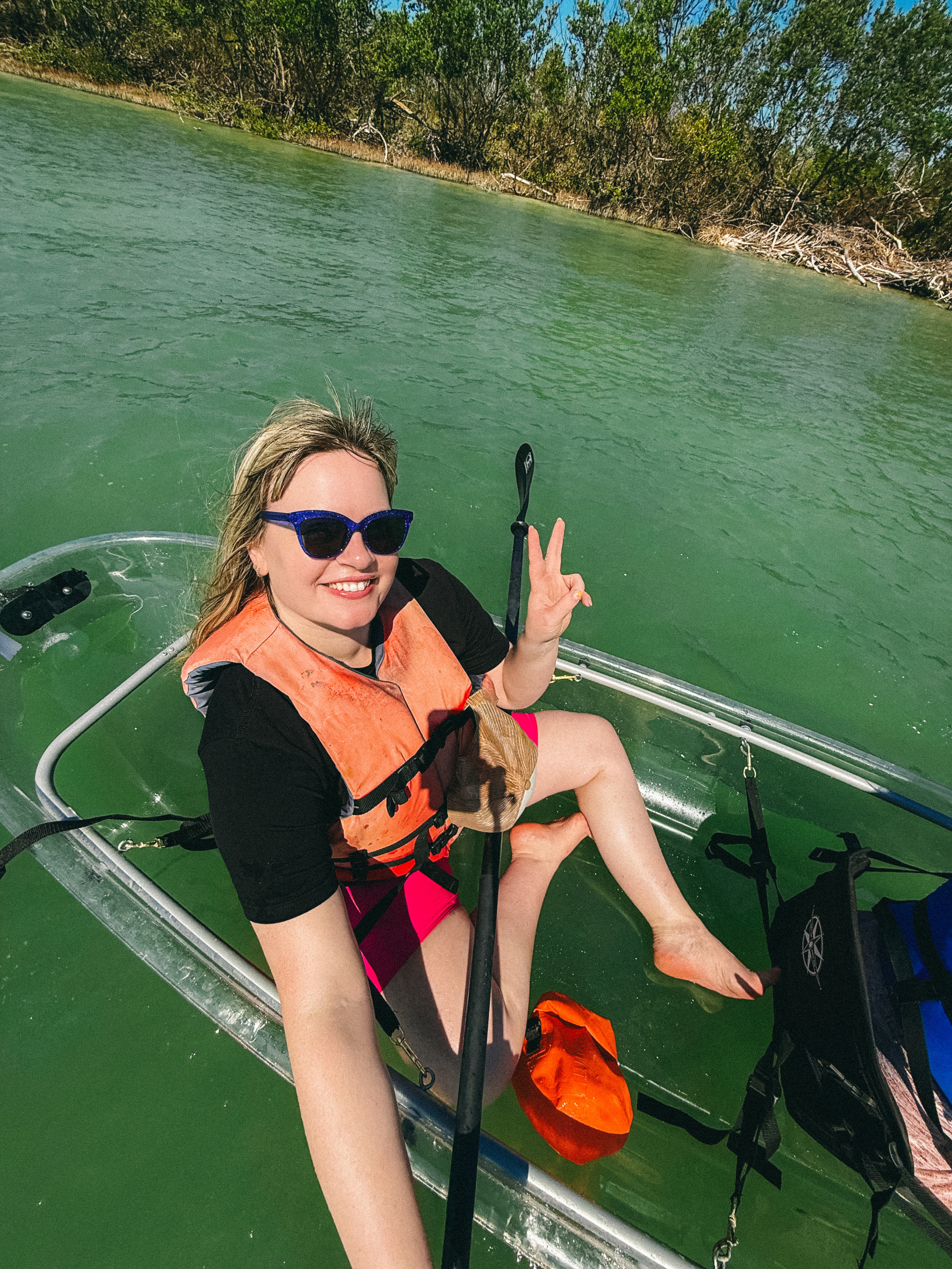 clear kayaking St Pete