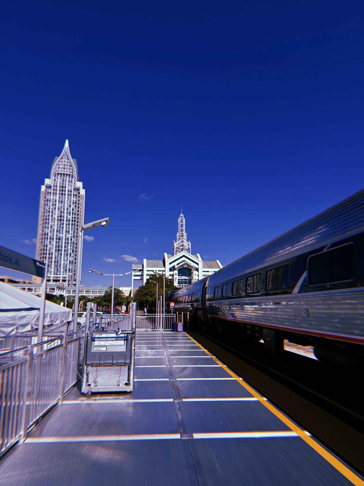 The Amtrak station in Mobile.